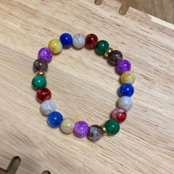 RAINBOW BEADED BRACELET - Picture 5 of 5